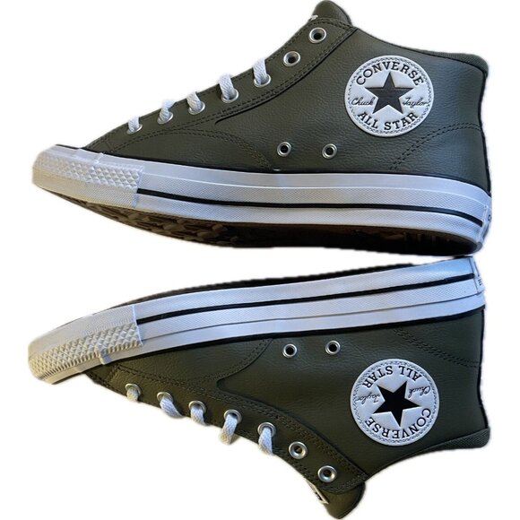 Converse CTAS Malden Street Mid Green/White/Black Shoes Men’s Size 11 A05367C - Picture 10 of 12